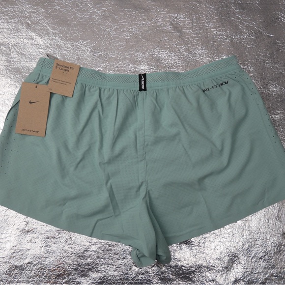 Nike Dri-FIT ADV AeroSwift 2in Race Running Shorts Green CJ7837-309 - Picture 3 of 6